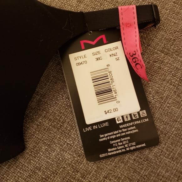 TWO Maidenform Demi coverage T-shirt bra 36C - Picture 2 of 5